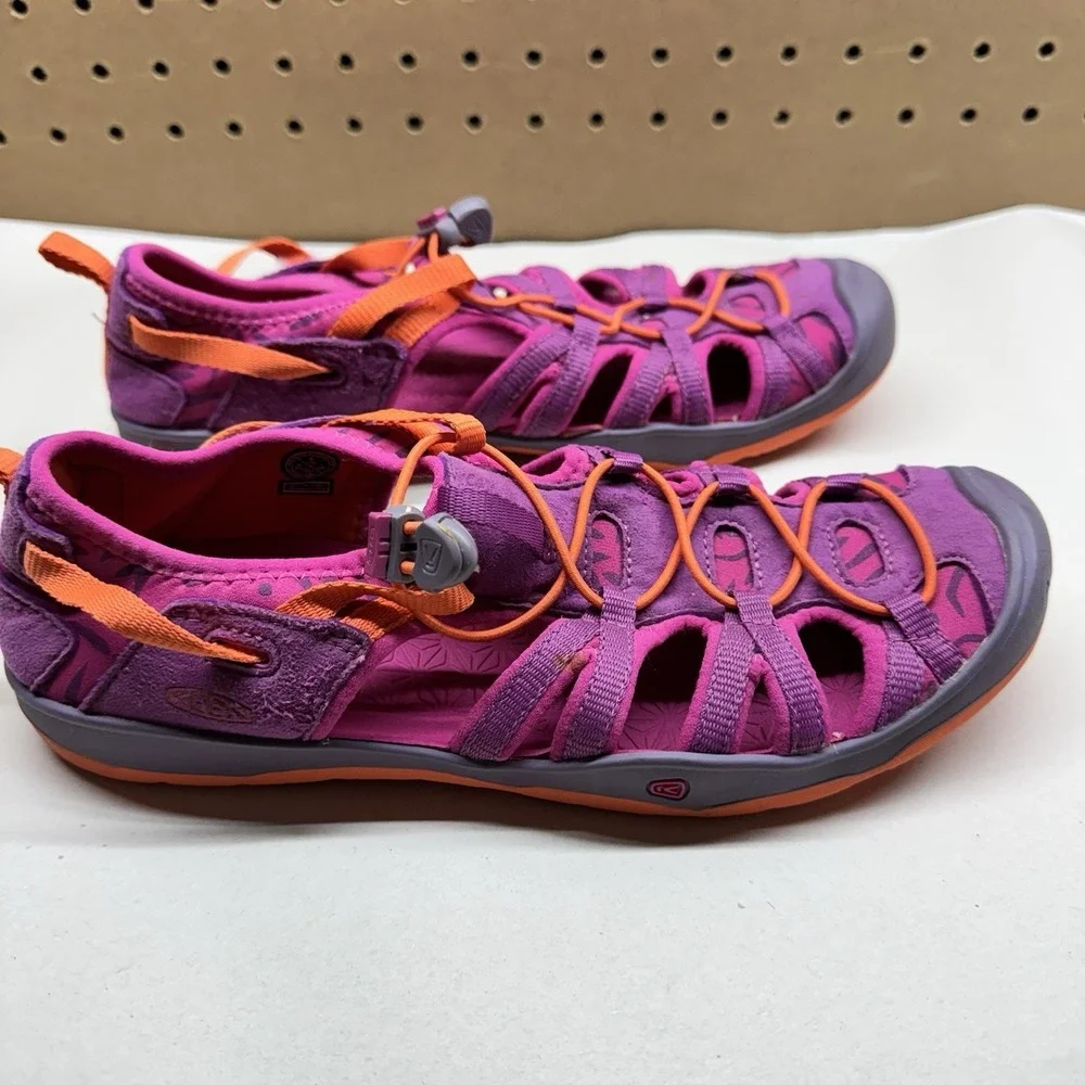 Keen Moxie Sandals Purple Wine/Nasturtium Washable Shoes 1016353 EU38 US 6 Youth